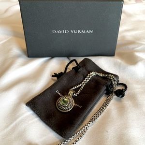 David Yurman Peridot pendant